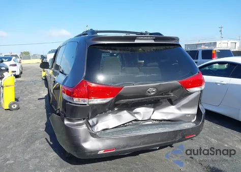 2012 Toyota Sienna Le V6 8 Passenger from USA, damaged, VIN 5TDKK3DC5CS224407